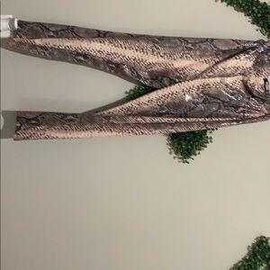 Snake Print Pants